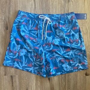 Men’s Huk Swim Trunks NWT